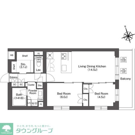 ルーウェ東大泉の物件間取画像